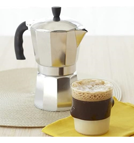 Imusa Usa Bv Cafetera Espresso De Aluminio Para Estufa, 3