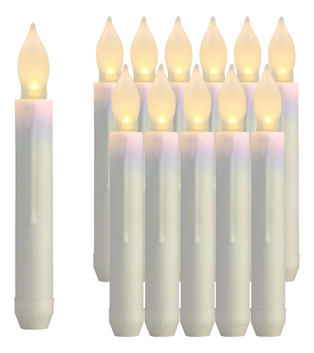 Lâmpada Pendente Flameless Led 12 Peças De Decoração Eletrôn