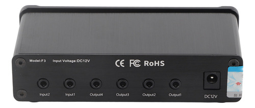Z Amplificador De Señal De Sonido De 2 Entradas Y 4