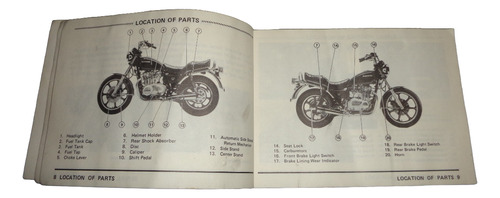 Kawasaki Z 440 Ltd 1980 Libro Manual Original (Usado)