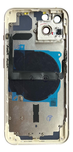 Carcasa Chasis +flexores Compatible Con Iphone 13 A2633 Blanco