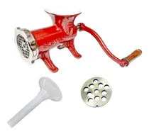 Comprar Picadora Carne Muzzarella Manual N22 + Embudo + Disco Extra 