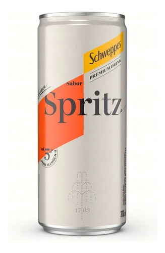Bebida Mista Alcoólica Gaseificada Spritz Premium Drink Schweppes Lata 310ml