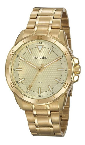 Relógio Mondaine Masculino Classic Dourado 32210gpmvde1