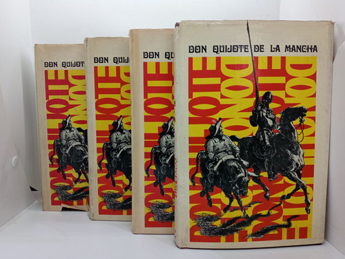 Don Quijote De La Mancha - Miguel De Cervantes - 4 Tomos 