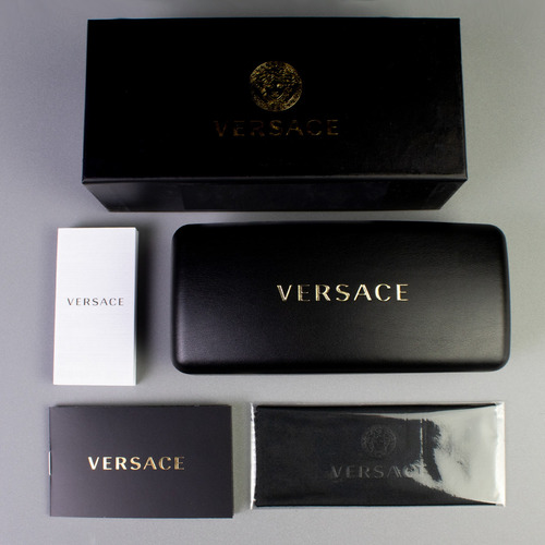 Cores da lente solar Versace Ve2260: lente rosa, gradiente, vareta, marrom, transparente, 100213, moldura 100213, marrom transparente