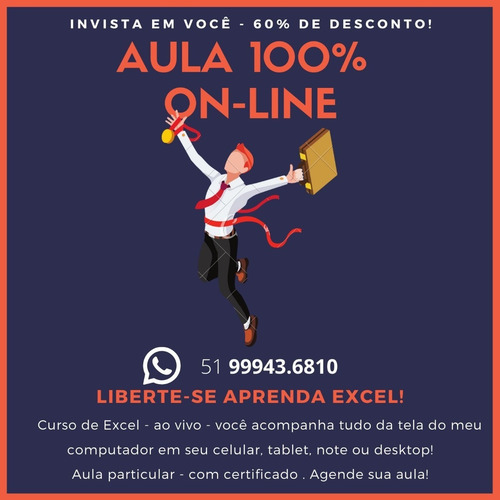Imagem 2 de 10 de Aulas Particulares/treinamentos De Informática On-line