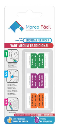 Etiquetas Marca Fácil - Vade Mecum Direito Tradicional