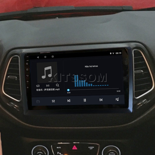 Multimídia Jeep Compass 2017 2018 2019 2020 2021 V2 Carplay