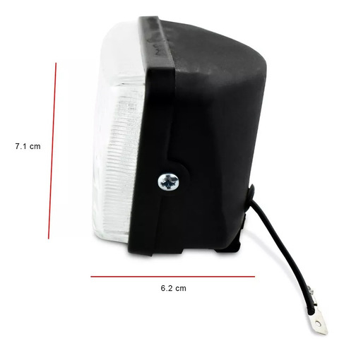 Faro Rectangular Halógeno Tunix Recortado Tipo Jetta