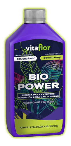 Terrafertil Fertilizante Vitaflor Bio Power 500ml