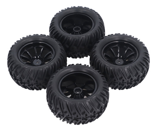 Juego De Ruedas Y Neumáticos Hex Rc De 12 Mm Para Camión, 4
