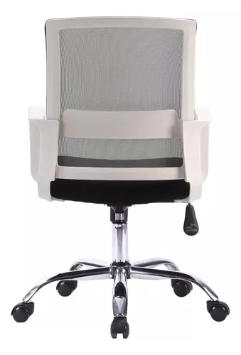 Silla de escritorio operativa blanca con soporte lumbar - Blanco – ZIK Home