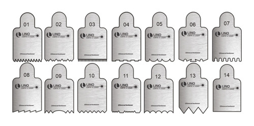 6 Mini Espátula Aço Inox 430 Decorativas Para Confeitar Bolo