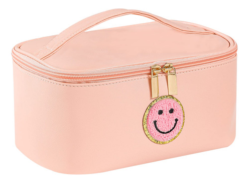 Waloner Preppy Patch - Bolsa De Maquillaje De Piel Pequea Bo