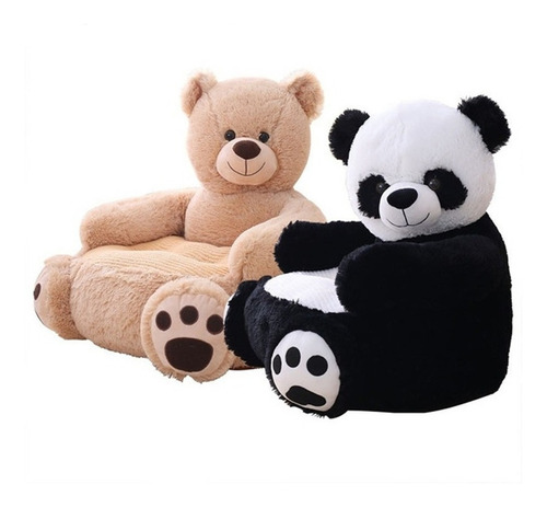 Imagen 1 de 7 de Puff Oso Sillón Niño Niña Bebe Infantil Puf Sillon