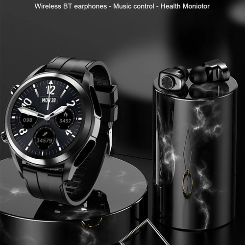 Reloj Deportivo Smart Watch Tws Audífono 2 En 1 Audífono