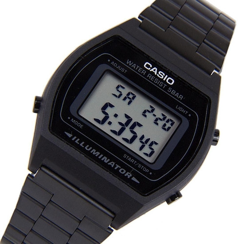 Reloj Casio B-640 Wb-1a Sumergible Negro. Oficial Caba