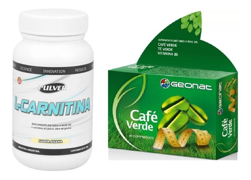 L-carnitina Quemador De Grasa + Cafe Verde Adelgazante