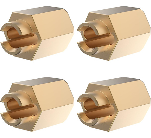 Coowoo, Rueda De Latón, Cubo Hexagonal, Adaptador Extensor D