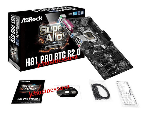 Motherboard Asrock H81 Pro Btc R2.0 Lga 1150 Intel Hdmi 6g (Reacondicionado)