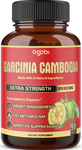 Pure Garcinia Cambogia Cápsulas De  Mg Con Cúrcuma - Supl.