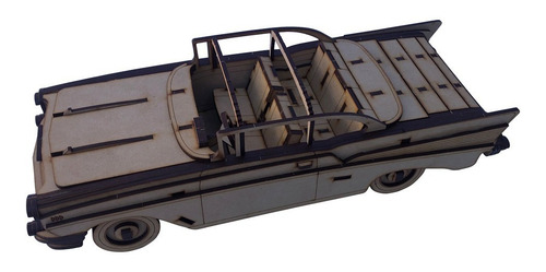 Imagen 3 de 9 de Rompecabezas 3d Auto Chevrolet Bel Air 1957 Maqueta