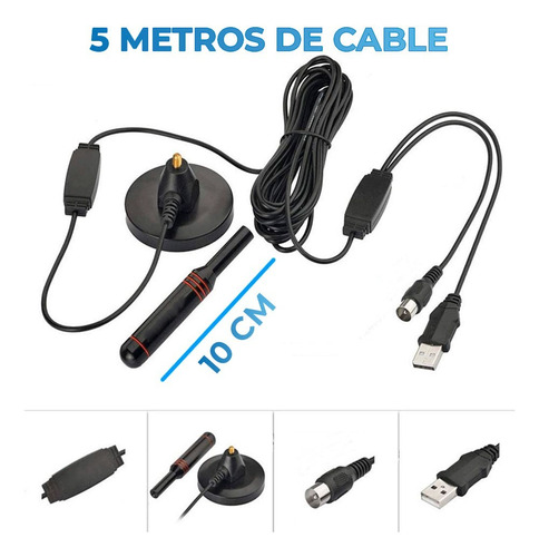 Antena Para Tv Digital Alta Defnicion 4k Interior Exterior