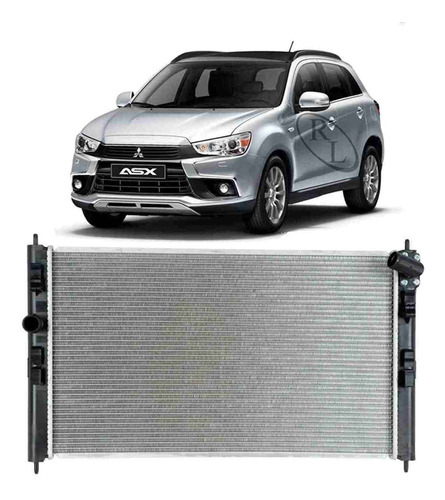 Radiador Mitsubishi Asx 2.0 2017 2018 2019 2020 2021 Brasado