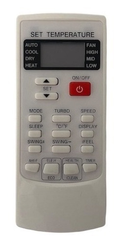 Control Remoto Para Minisplit Rheem Inverter Rai-12h2