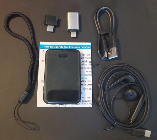 Grabadora De Voz Magnetica De 128gb 1750 Horas