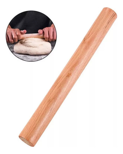 Rodillo De Cocina De Madera De 40 Cm, Herramientas Para Horn