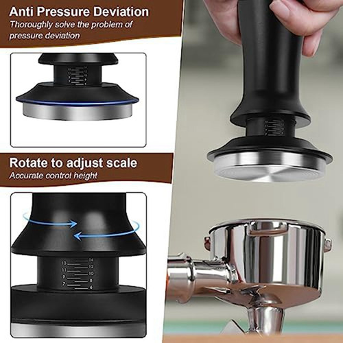 D Compactador De Café Expresso 53mm, Com Mola Constante
