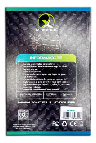 Bateria Alta Qualidade X-cell P/ Galaxy A31 A32 4g / A22 4g