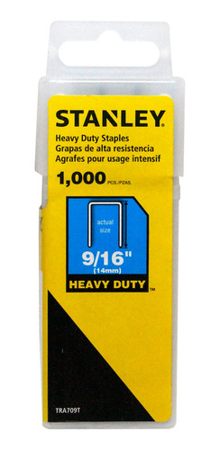 Grapas Corona Angosta 9/16 PLG 1000 Pz Stanley