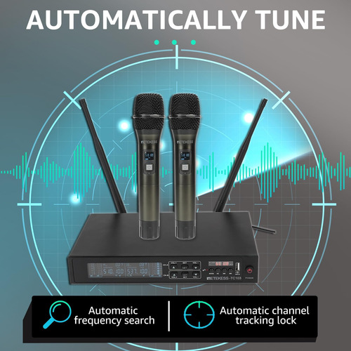 Bluetooth De Micrófono Inalámbrico Retekess Tc103 Bluetooth,
