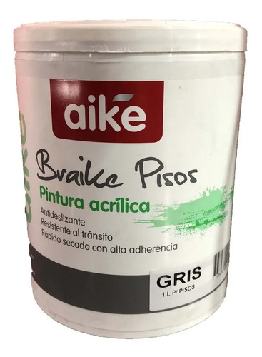 Pintura Para Pisos 4 Litros Aike Alto Transito - Mendella