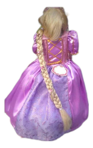 Vestido De Gala Premium Rapunzel Talla  3, 4, 6, 8, 10