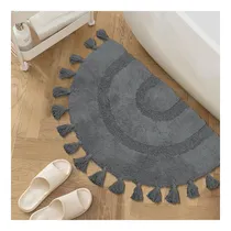 Comprar Alfombras De Baño Boho Con Borlas Tejidas De Algodón Tejido 