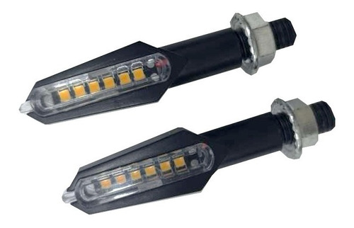 Faro Giro Guiño Leds X 2 Moto 12v