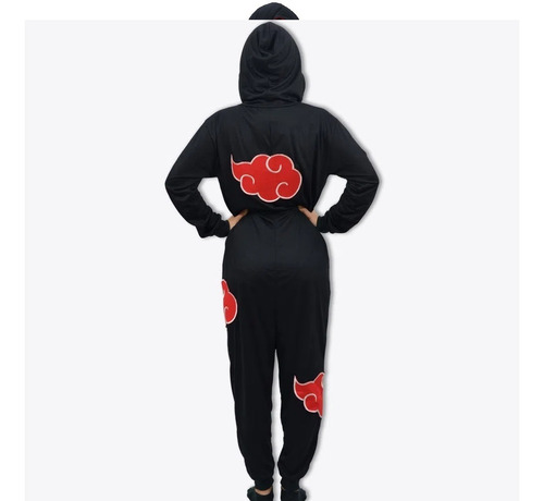 Imagem 3 de 3 de Macacão Pijama Naruto Akatsuki Kigurumi Adulto Zc10071928gg