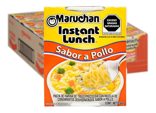 Sopa Instantanea Maruchan Pack X12 Sabor A Pollo