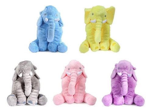 Elefante Peluche Almohada Cojín Plush Bebé 70 Cms