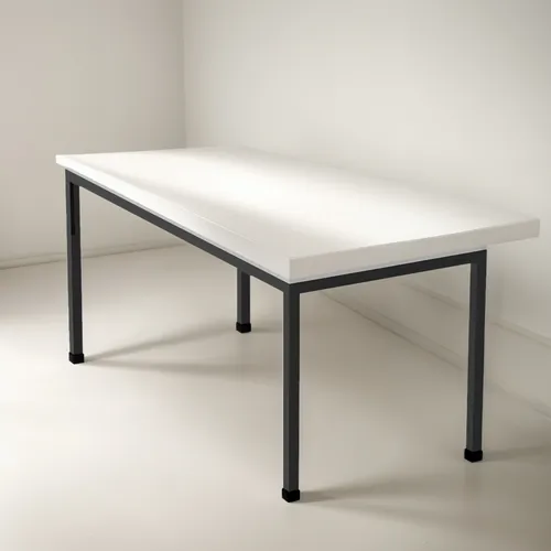 Escritorio Mesa Trabajo Con Base Metálica 160x75x74cm