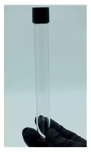 Probeta de vidrio graduada con base de plastico 10 ml. Appcrom
