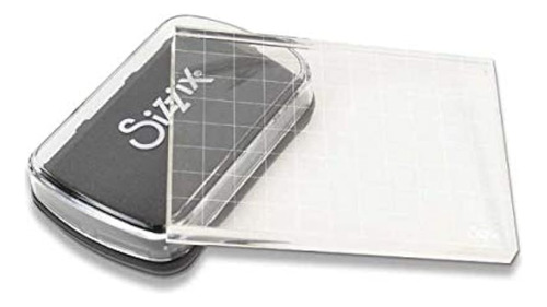 Sizzix Black Ink Pad & Acrylic Block 663006 Para Estampado, 