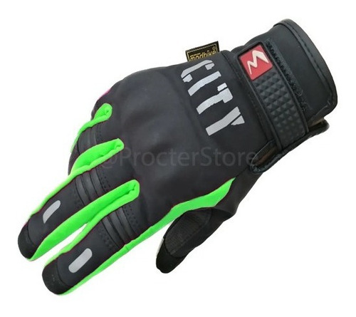 Guantes City Táctiles Termicos Con Reflectivo Moto Bici