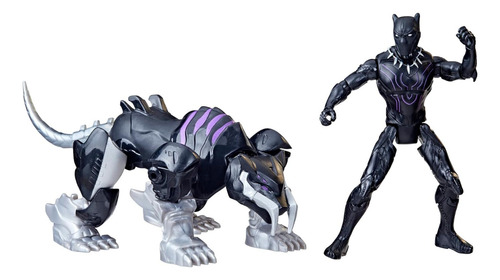 Hasbro Marvel Mech Mechasaurs Black Panther Y Sabre Claw