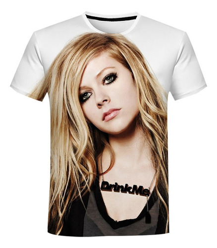 Camiseta Estampada En 3d De Avril Ramona Lavigne Pictures