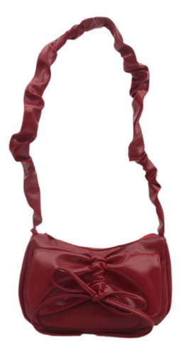 Bolso De Mano Con Pajarita Para Mujer, De Pu, Moderno, Para